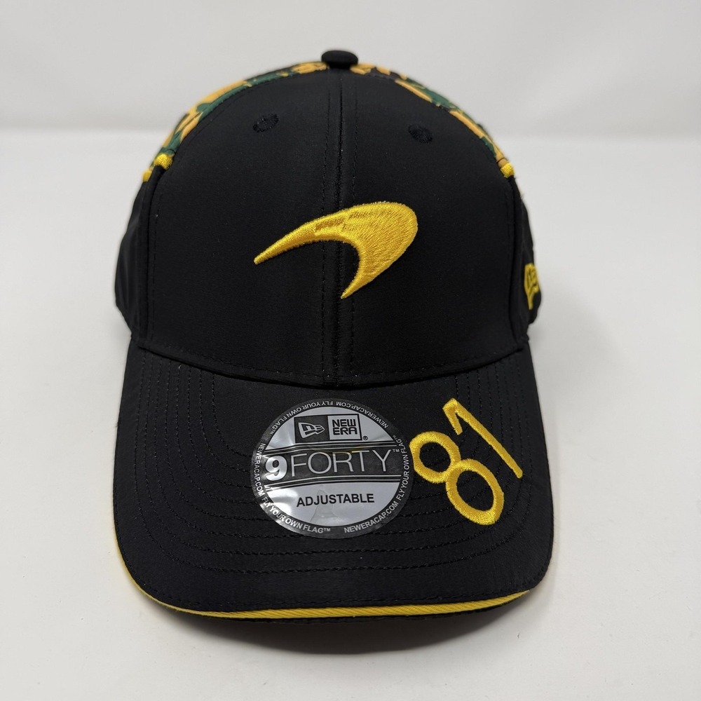 McLaren Formula 1 Team Hat Cap Snapback Mens Black Racing F1 Camo 81 New Era
